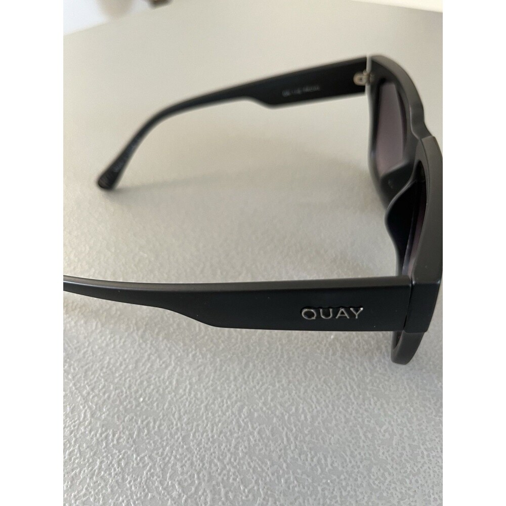 Quay Australia Sunglasses Womens Oversized Black - Picture 5 of 7